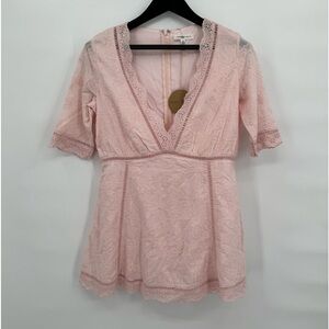 New Honey Punch Off‎ Duty Festival
Blush Pink Mini Dress Embroidered Size M